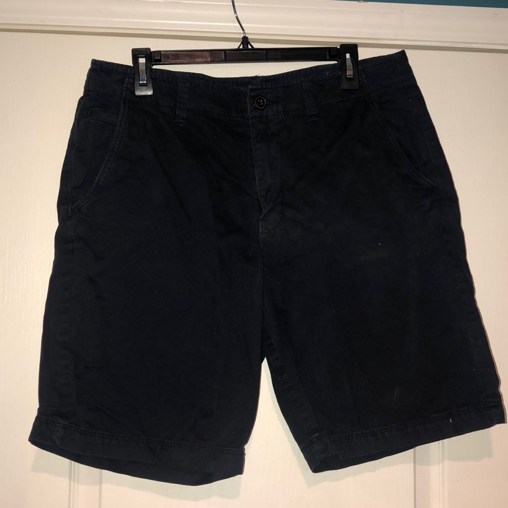 American Eagle dressy flat front navy shorts
